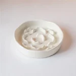 Ceramic Slow Food Bowl, High Footed Cat Bowl, Neck Protection Bowl Not Easy To Knock Over Anti Choking Dog Bowl Pet Supplies - Image 5
