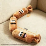 Pet Dog Simulated Sausage Plush Squeaky Toy BB Press Sound Bite-Proof Wear-Resistant Chew Toy dog Self-Play Stress Relief Toy - Image 6