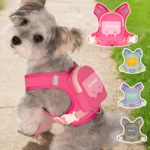 Dog Cat Harness and Leash Set, Reflective Adjustable Pet Vest with Backpack for Small Medium dogs - Image 5