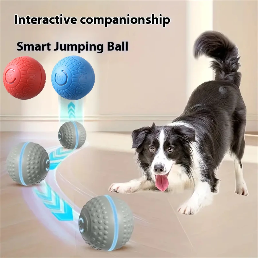 kf-Sc52c4e164a4d453b86825738f2ee662cQ Smart Dog Toy Ball Automatic Interactive Pet Electronic Rolling USB Rechargeable Moving Bouncing for Puppy to Large dog Chew Toy - Image 1
