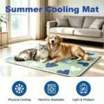 KEMORELA Ice Cool Upgrade Extra Large Cooling Dog Mat Cooling And Breathable Small Big Dogs Pad Breathable Pet Cold Bed
