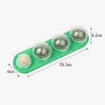4 in 1 Rotating Catnip Silver Vine Ball Teeth Cleaning Acne Prevention Digestive Health Wall Stick on Toy Edible Safe Material - Image 2