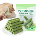 Cat Grass Teething Stick Pet Snack Hairball Removal Sticks Ready To Eat Cat Baby Cat Teeth Cleaning Stick Improve Digestion
