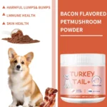 80g Bacon Flavored Pet Mushroom Powder For Healthy Intestinal Digestion Pet Care For Cats And Dog Daily Nutrition - Image 5