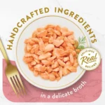 Purina Appetizers Wet Cat Food, Steamed Alaskan Salmon, 1.1 oz Trays, 10 Pack - Image 3