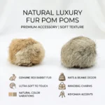 1/2/3/6pcs Rabbit Fur Ball Interactive Cat Toy Pet Product Containing Catnip Toy Ball Chasing Plush Toy Ball Cat Accessories 8cm - Image 5