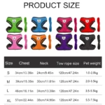 Summer Cat Dog Harness Lead Leash Adjustable Vest Polyester Mesh Breathable Harnesses Reflective for Small Dog Cat Lesah - Image 6