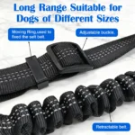 High Grade Dog Car Safety Belt Dog Safety Belt with Damping Belt and Reflective Line Adjustable Length Suitable Any Dog 1PCS - Image 4