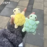 Mini cute turtle dog plush toy, squeaking dog teething sound toy, soft and safe, good for dental health, suitable for puppies - Image 5