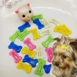 Pcs/set Bone Shape Pet Dog BB Clips Cute Dog Hair Clips Hairpin Puppy Cat Dog Grooming Accessories - Image 2