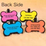 Personalized Bone Silicone Dog Tag Engraved Custom Pet Name Tags Soundless Pet ID Card Gift for Dogs Puppy - Image 4
