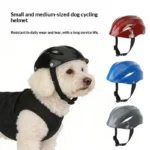 C Fashion Durable Plastic Pet Dog Helmets Ventilated Holes Adjustable Helmet Pet Puppy Toy Hat Pet Safety Helmet Pet Accessories - Image 3