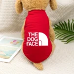 1pc Summer Solid Color Pet Tank Top for Dogs and Cats, Thin and Breathable Pet Clothing - Image 2