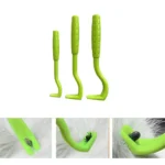 3pcs Remover Tweezer Tick Flea Remover Hook Tick Pull Pet Cat Dog Tick Clamp Accessories Pet Mite Flea Extractor Dog Accessory - Image 5