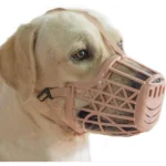 Softness Plastic Dog Muzzle Anti Bite Adjustable Pet Basket Dogs Training Mouth Cover Mesh Cage for Small and Large Dogs Care - Image 2