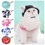 Fashion Adjustable Pet Sun Cap Anti Stripping Sun Protection Sport Hat Breathable Dog Bucket Hat Outdoor - Image 4
