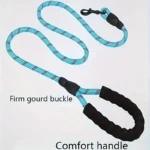 Reflective Dog Leash With Comfortable Padded Handle - Double Heavy Duty Traction Rope For Strong Dogs - Enhance Safety And Contr - Image 5