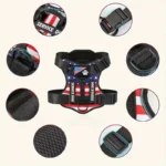 Dog Harness And Leash Set, Escape Proof No Pull Dog Vest Harness With Reflective Dog Walking Traction Rope - Image 3