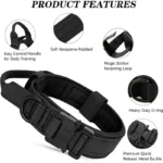 Outdoor Sports Style Tactical Dog Collar Usable Collar For Medium To Large Dogs With Traction Capability for Dog Training - Image 3