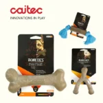 Caitec Dog Toys Chewing Bone Toys Durable Bite Resistant Great for Tossing and Chasing Suitable for Small to Large Dogs - Image 2
