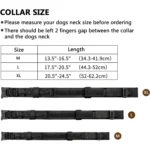 Tactical Dog Collar Adjustable Military Nylon Dog Collar with Control Handle Heavy Duty Metal Buckle for Medium Large Dogs - Image 9