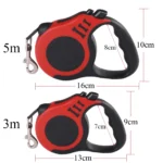 3m 5m Dog Leash for Small Dogs Cat Automatic Retractable Durable Nylon Lead Puppy Outdoor Travel Walking Hiking Traction Rope - Image 6