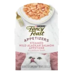 Purina Appetizers Wet Cat Food, Steamed Alaskan Salmon, 1.1 oz Trays, 10 Pack
