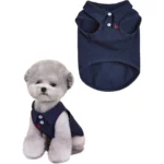 New Pet Dog Polo Shirt Dog Cool Clothes Soft Breathable Yorkie Chihuahua Puppy Clothes Dog Vest For Small Medium Dogs Costumes