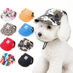 Fashionable Cute Pet Dog Cat Puppy Hat Baseball Visor Hat Puppy Grooming Dress Up Hat Peaked Cap Sunbonnet Outdoor Topee