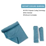 Pet Summer Cooling Ice towel Mesh Breathable Dog Scarf French Bulldogs Pugs Neck Cover Lightweight Quick Drying - Image 2