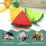 Pet Freezable Cooling Chew Toy Dog Cat toy Summer Pineapple Lemon Watermelon Design Durable Bite-Resistant Dog Ice Frozen Toys - Image 6
