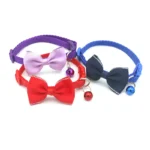 Pet Collars New Pet Bow Bell Collars Cute Cat Collars Pet Supplies Multicolor Adjustable Pet Dressing Tool Pet Accessories - Image 3