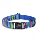 Personalized Dog Collar with Engraved Metal Buckle - Custom Name & Phone Number - Adjustable for Small, Medium, Large Breeds - Image 6