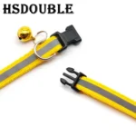 2Pcs/Pack 12 Colors Reflective Adjustable Cats And Small Dogs Collars With Bells Pet Supplies - Image 4