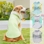 Cute Mesh Vest Pet Clothes 2026 New Ice Silk Cooling Puppy Vest Quick Drying Summer Pet Costume Large Size Splicing Clothes - Image 2