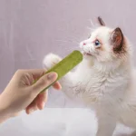 Cat Grass Sticks Grass Chewing Stick Freeze Dried Snacks Mouth Health Teething Digestive Aid Natural Teeth Cleaner Fattening Pet - Image 2