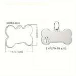 Personalized Engraved High Quality Dog Cat Tags with Name and Phone Number Bone Shaped Pet Pendant for Custom Pet Identification - Image 6