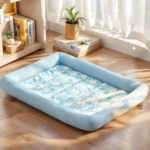 Square Cooling Puppy Bed Breathable Soft Dog Sleeping Pad Neck-protecting Dirt-resistant Pet Cooling Mat for Dogs Cats - Image 5
