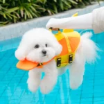 Pet Swimming Life Jacket Safety Vest For Dogs Swim Adjustable in Pool Surfing Drifting Dog Clothes Life Rescue Vest With Tail - Image 4