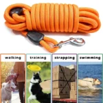 5M/10M/15M Long Rope Training Dog Leash- Heavy Duty Nylon Recall Agility Training Dogs Lead Leash For Medium Large Dog Leash - Image 6