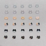 20Pcs Cute Cat Two-eye Buttons 12/17mm Colourful Cartoon Cat Resin Buttons DIY Kids' Clothes Hats Socks Buttons - Image 5