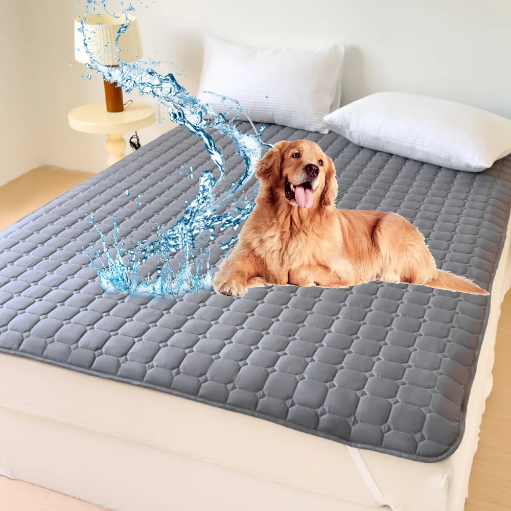 kf-Sd6708a2ae127416a9c653c92430085c1F Waterproof Non-Slip Dog Bed Cover and Pet Blanket Sofa Pet Bed Mat, Soft and Breathable Mattress Cover - Image 1