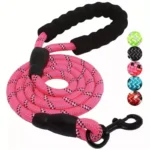 Reflective Dog Leash With Comfortable Padded Handle - Double Heavy Duty Traction Rope For Strong Dogs - Enhance Safety And Contr - Image 6