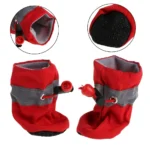 4pcs Water-Resistant Dog Shoes For Small Dogs - Protect Your Pet's Paws And Keep Them Dry,Outdoor rain boots for dogs - Image 5