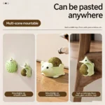 Cat Toy Catnip Cat Wall Stick-on Ball Toy Scratchers Treats Healthy Natural Removes Balls to Promote Digestion Cat Grass Snack - Image 6