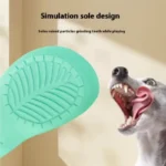 Indoor/Outdoor Dog Chew Toy Sound Latex Slippers Shape Teeth Cleaning Training Play for Small Medium Large Dogs & Puppies - Image 5