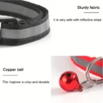 10-Pack Reflective Breakaway Cat Collars with Bells & Round Ears, Durable Polyamide Material, Adjustable Safety Pet Collar Set w - Image 5