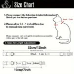 Personalized Cat Collar with Bell Buckle Customized Nametag Puppy Kitten Necklace Free Engraved name ID tag Nameplate - Image 5
