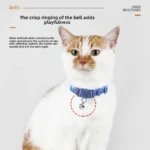 Hot Selling New PVC Waterproof Adjustable Cat Collar with Bell Macaron Color Pet Supplies - Image 4