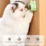 Natural Catnip Cat Wall Stick-on Ball Toy Scratchers Treats Healthy Natural Removes Balls to Promote Digestion Cat Grass Snack ﻿ - Image 3
